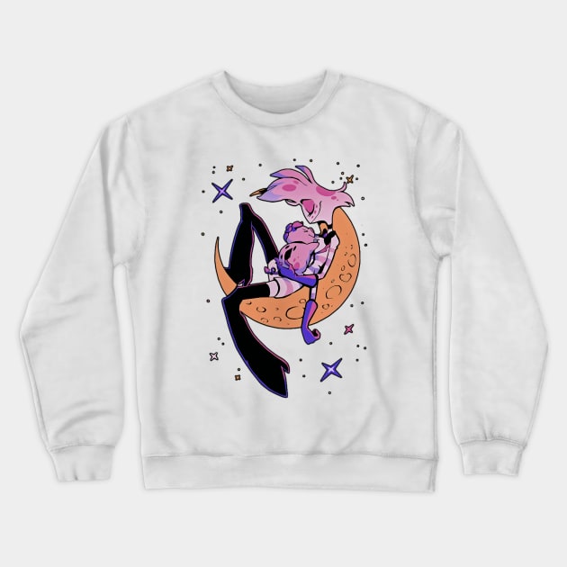 Merch Hotel  vintage Moon Crewneck Sweatshirt by CatheGioi